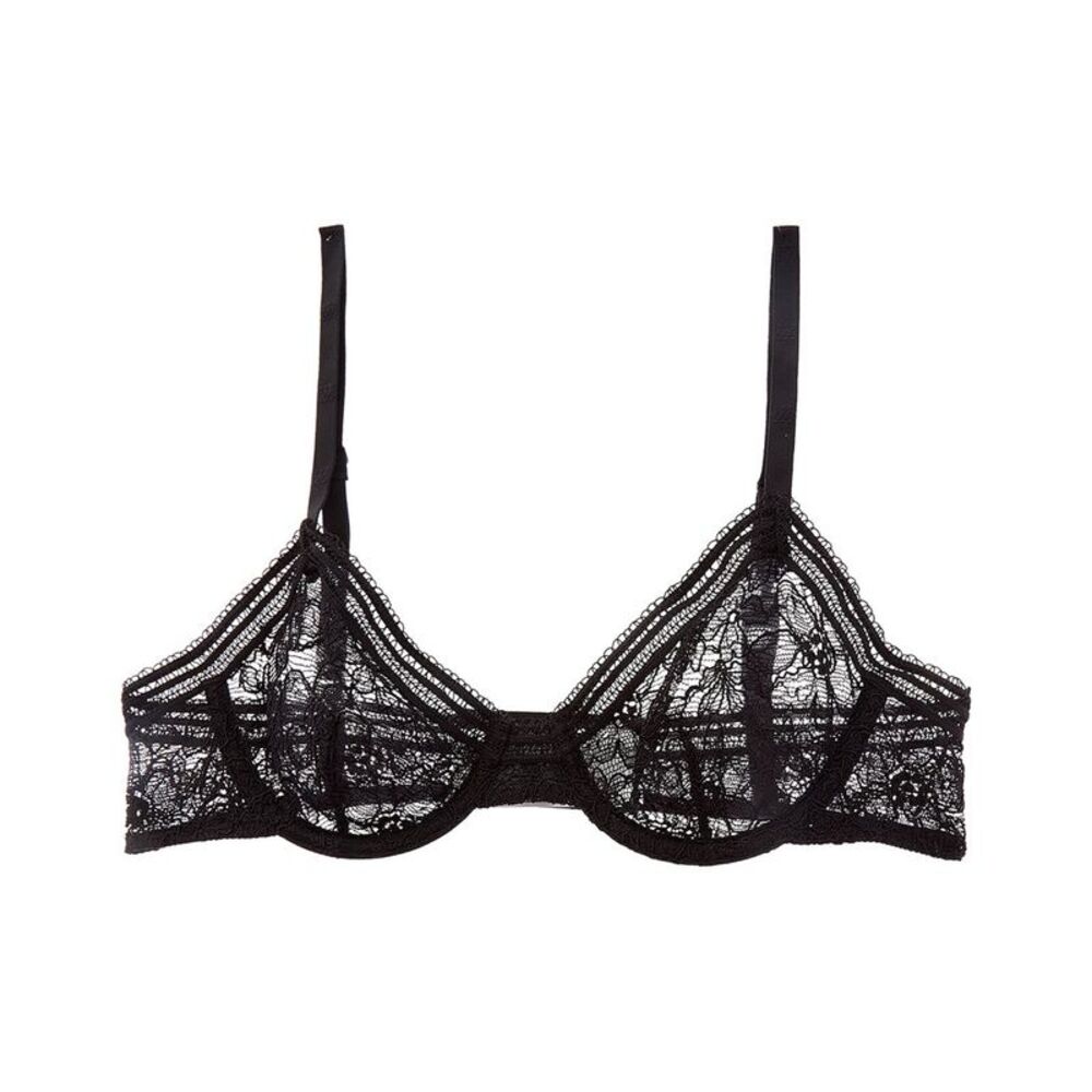 Wolford Womens  Graphic Lace Underwire Demi Bra